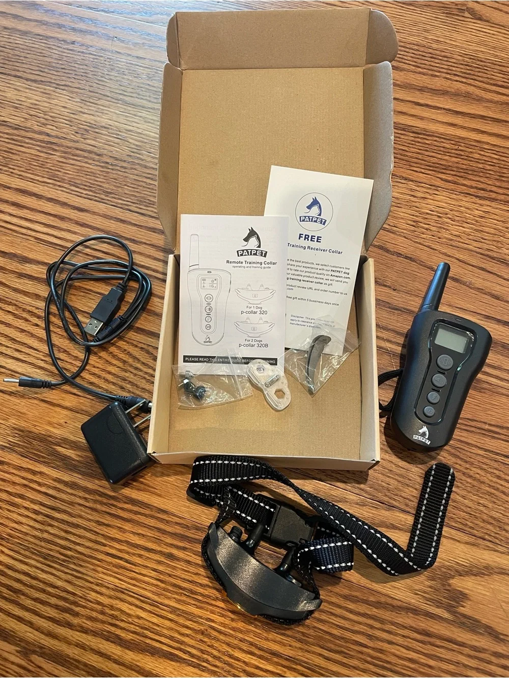 Dog remote training collar